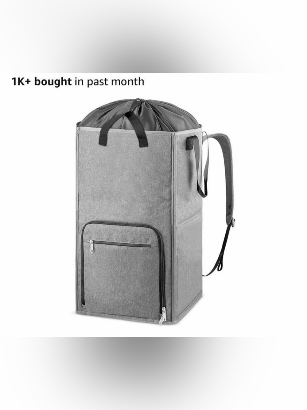 Laundry Backpack Bag with Adjustable Shoulder Straps, Extra Large 2 in 1 Laundry